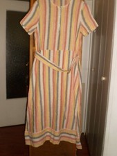 robe longue en 100% lin neuf t