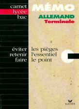 Allemand  Terminale - Collectif - V266521