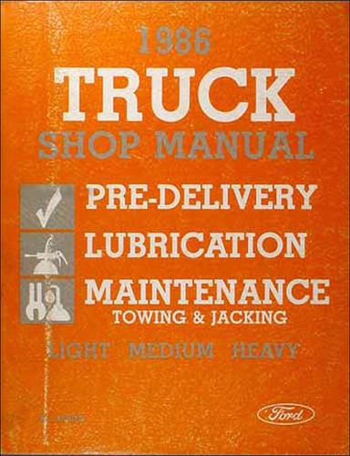 1986 ford camion maintenance - camion,