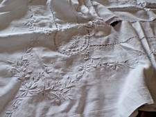 Linge ancien Tour de nappe en