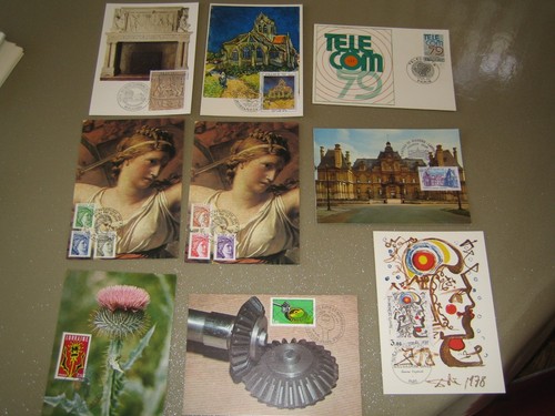 Lot cartes 1er - lot, 9