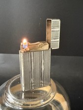 Rare S.T. Dupont Ligne 1 Grand Argenté Guilloche France