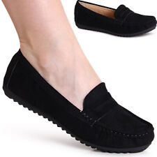 Femmes Velours Mocassins