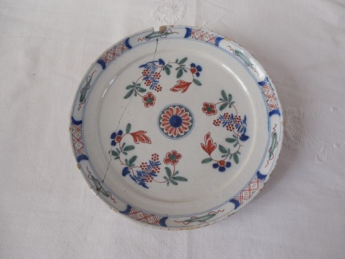 Ancienne assiette faience - ancienne,
