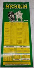 Plaque michelin carton - michelin,