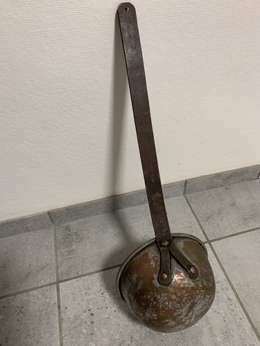 Ancienne grande louche lait - ancienne,