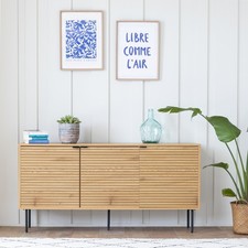 Buffet en bois 3 portes 150cm