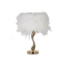 Lampe poser imitation plume - lampe, à