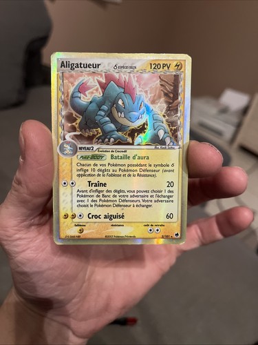 Carte pokémon aligatueur holo - carte,