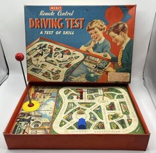 Remote control DRIVING TEST, jeu de conduite magnétique avec aimant - MERIT 1955