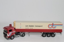 B19 1:50 TEKNO VOLVO F12 TURBO TRUCK WITH TRAILER VAN DAALEN TRANSPORT NMINT