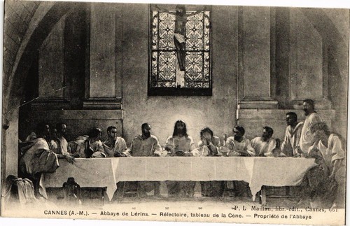 Cpa cannes abbaye de - -,
