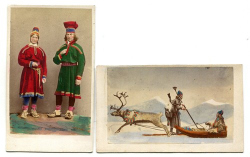 Photo cdv hand tinted 1867 - photo,