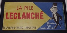 CYCLISME TOUR FRANCE ANNEES 1950-1960 CHAPEAU PUBLICITAIRE PILE LECLANCHé
