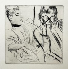 Paul helleu etude de deux - -,