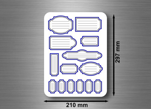 Sticker autocollant etiquette