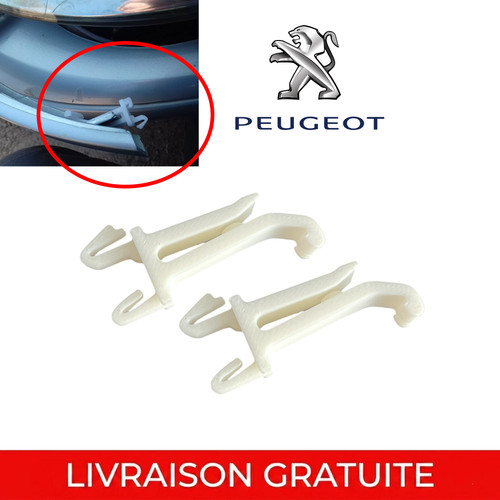 Agrafes phare avant peugeot - agrafes,