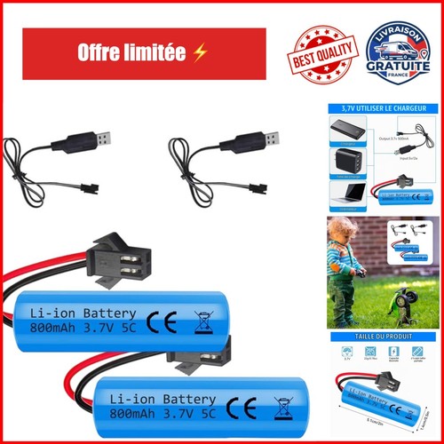 Lufeis 2pcs 800mah batterie - 2pcs,