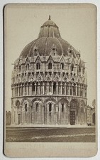 ITALIE Pise Baptisère c1870 Photo G. Brogi Format Cdv Vintage Albumine §Fn