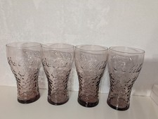 COCA-COLA  verre  fleur Edition MC DO (bistrot, bar, publicitaire)