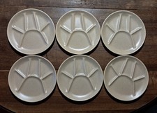 6 Assiettes à fondue vintage