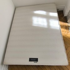 sommier 140x190 cm, H : 14,5 cm, Hotelys Tréca à lattes renforcées état neuf