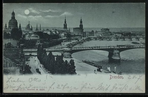 Carte postale clair lune - postale,