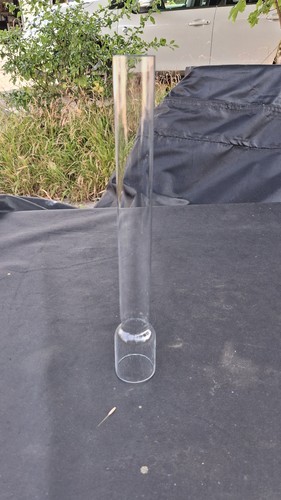 Verre lampe pétrole - verre,