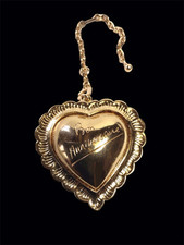 Authentique Bijou de Sac à Main Plaqué Or Signé Sonia Rykiel Bon Anniversaire