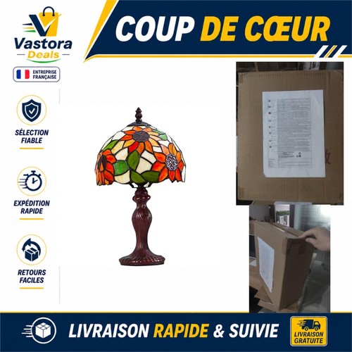 Lampe tiffany tournesol - lampe,