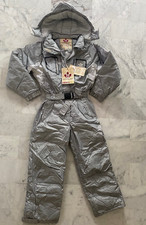 Combinaison de ski coloris gris Capuche motifs pixels carreaux NORTHLAND 10 ANS