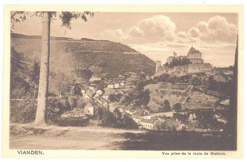 Cpa luxembourg vianden vue - -,