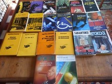 Lot 20 Policiers Thrillers romans noirs San Antonio Hitchcock Simenon Vargas
