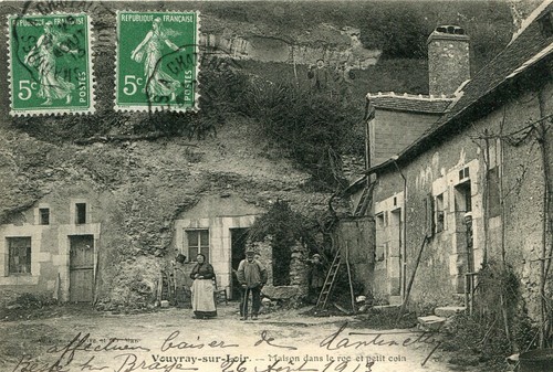 Carte montval sur loir - carte, maison