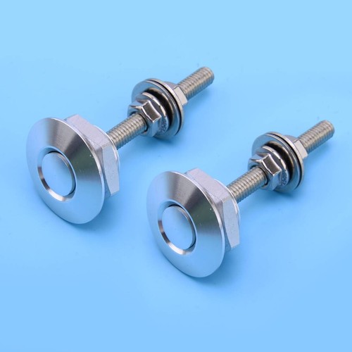 Push button quick release hood - button,