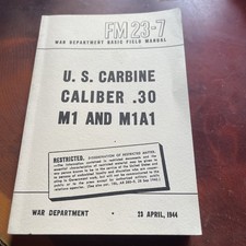 1944 WWII ERA FM 23-7  U.S