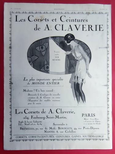 Publicité presse lingerie - publicité, presse: