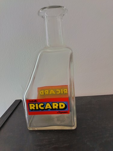 Ancienne carafe publicitaire - ancienne,