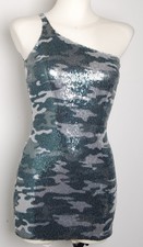 Robe Mini Bodycon Camouflage