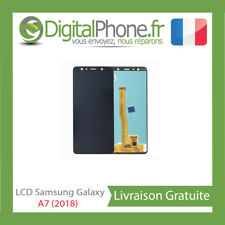 ECRAN LCD ORIGINE Samsung Galaxy A7 (2018) Black GH96-12078A -TVA RECUPERABLE-