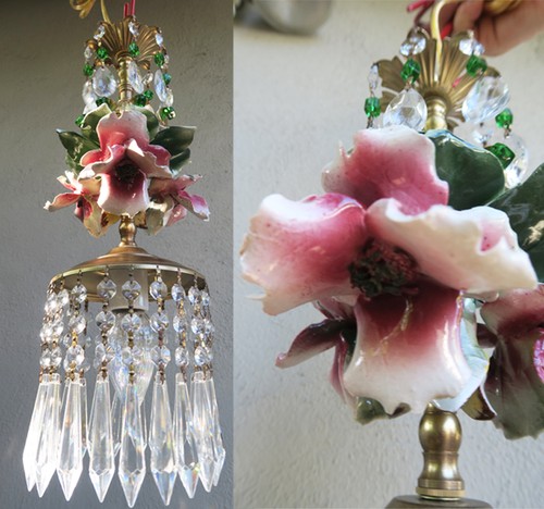 Hibiscus chandelier swag - hibiscus,