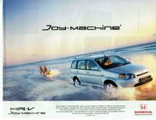 Publicité Advertising 920 2000   Honda   HR-V   4x4   joy machine  jet ski