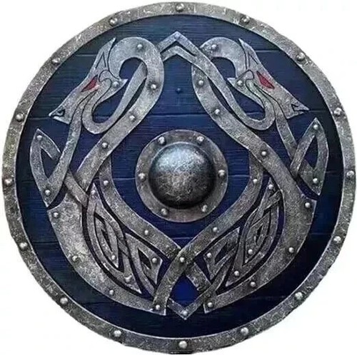 Bouclier rond artisanal - , de