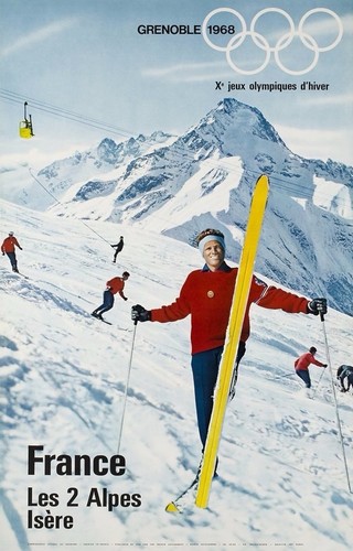 Affiche poster alpes - alpes, jura