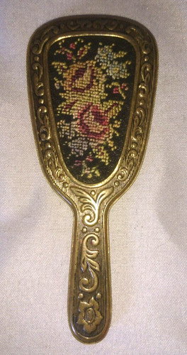 Ancien jolie miroir poche - jolie,