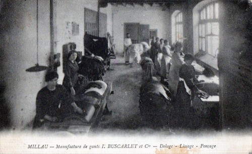Cpa millau manufacture - 12, de