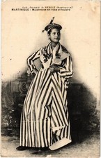 PC MULATRESSE EN ROBE ET FOULARD ETHNIC TYPES MARTINIQUE (a36161)