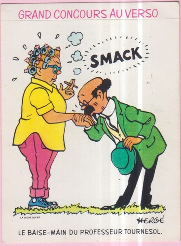 Panini vache qui - vache, tintin
