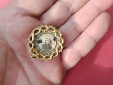 Ancien Reliquaire Médaillon Bernadette Soubirou Fin XIXEME/ Rare Modèle