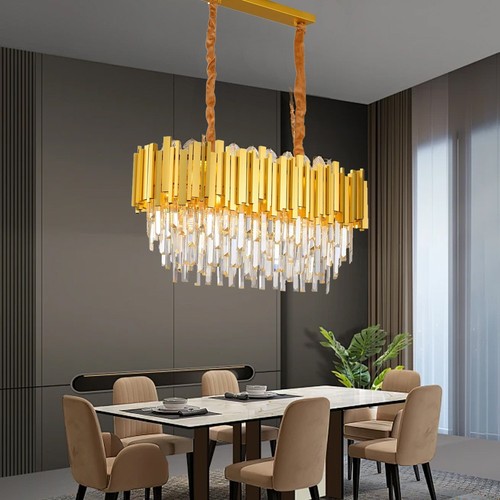 Lustre moderne cristal - moderne, en